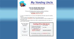 Desktop Screenshot of my-vending-uncle.com